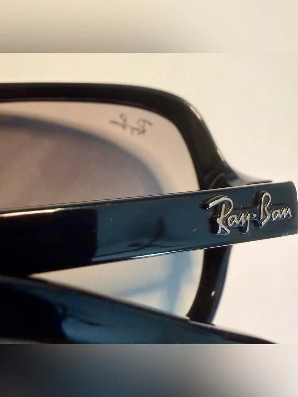 Ray-Ban RB4162 Turbo Aviator Black Gray Gradient Sunglasses 59mm